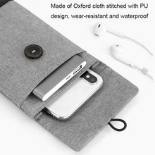 Load image into Gallery viewer, Baona Waterproof Data Cable Protective Bag, Spec:, Small (Gray), Small (Black), Large (Gray), Large (Black), Hidden Buckle Small (Gray), Hidden Buckle Small (Black), Hidden Buckle large (Gray), Hidden Buckle Large (Black)