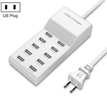 Load image into Gallery viewer, USB Multi-port Charger Mobile Phone Fast Charging Universal Fast Adapter, 10 Interface US Plug, 10 Interface EU Plug, 4 Interface US Plug, 4 Interface EU Plug