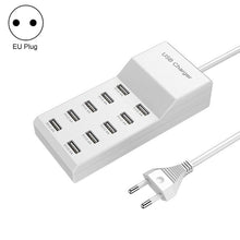 Load image into Gallery viewer, USB Multi-port Charger Mobile Phone Fast Charging Universal Fast Adapter, 10 Interface US Plug, 10 Interface EU Plug, 4 Interface US Plug, 4 Interface EU Plug