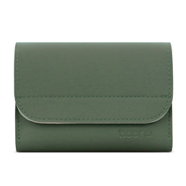 Baona BN-Q009 Small Leather Mouse Charger Storage Bag, Deep Blue+Yellow, Gray Green+Light Green, Silver+Blue