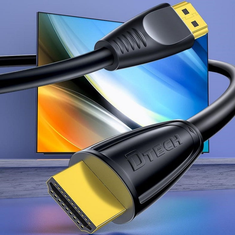 DTECH HDMI 2.0 HD Connection Cable 4K 60Hz Computer TV Connection Cable, 0.75m, 1m, 2m, 1.5m, 3m, 5m, 8m, 10m, 15m, 20m