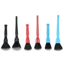 Load image into Gallery viewer, Car Details Soft Bristle Interior Brush Crevice Cleaning Brush, Style:, Short Black Handle, Long Black Handle, Short Red Handle, Long Red Handle, Short Blue Handle, Long Blue Handle