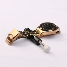 Load image into Gallery viewer, Adjustable Watch Strip Removal Metal Strap Bracelet Link Pin Repair Tool, Black, Golden
