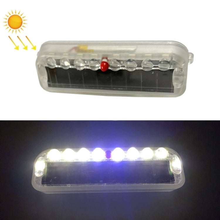 LED Solar Decorative Night Vibration Lighting Warning strobe Lamp, Long Blue, Long Red, Long White