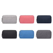 Load image into Gallery viewer, DY01 Digital Accessories Storage Bag, Spec:, Small (Maid Gray), Small (Beauty Pink), Small (Mysterious Black), Small (Sky Blue), Small (Navy Blue), Small (Dark Gray), Large (Maid Gray), Large (Beauty Pink), Large (Mysterious Black), Large (Navy Blue)  ...