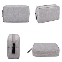 Load image into Gallery viewer, DY01 Digital Accessories Storage Bag, Spec:, Small (Maid Gray), Small (Beauty Pink), Small (Mysterious Black), Small (Sky Blue), Small (Navy Blue), Small (Dark Gray), Large (Maid Gray), Large (Beauty Pink), Large (Mysterious Black), Large (Navy Blue)  ...