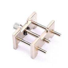 Load image into Gallery viewer, 2 In 1  Watch Movement Holder Clip Base Metal Multi Function Vise Clamp, Random Color Delivery, 2 In 1 Watch Movement Holder