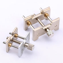 Load image into Gallery viewer, 2 In 1  Watch Movement Holder Clip Base Metal Multi Function Vise Clamp, Random Color Delivery, 2 In 1 Watch Movement Holder