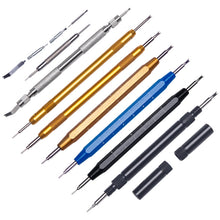 Load image into Gallery viewer, Single -headed Watch Repair Tool Ear Batch Replacement Watch Strap Tool, 10 Pair Silver, 10 Pair Golden, 5 PCS Screw Gold, 5 PCS With Scale Blue, With Scale Golden, 5 PCS With Scale  Black, 2 PCS With Hood, With Packaging  A, With Packaging B          ...
