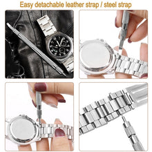 Load image into Gallery viewer, Single -headed Watch Repair Tool Ear Batch Replacement Watch Strap Tool, 10 Pair Silver, 10 Pair Golden, 5 PCS Screw Gold, 5 PCS With Scale Blue, With Scale Golden, 5 PCS With Scale  Black, 2 PCS With Hood, With Packaging  A, With Packaging B          ...