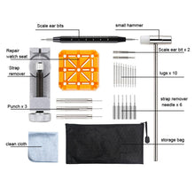 Load image into Gallery viewer, 29-in-1 Watch Strap Link Removal Tool Watch Repair Kit, 29 in 1 Watch Repair Kit