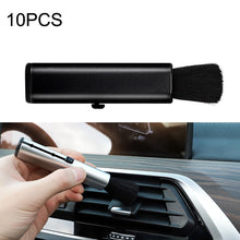 Load image into Gallery viewer, 10 PCS Car Air Conditioner Air Outlet Telescopic Cleaning Brush, 10PCS+Black, 10PCS+Silver