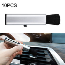 Load image into Gallery viewer, 10 PCS Car Air Conditioner Air Outlet Telescopic Cleaning Brush, 10PCS+Black, 10PCS+Silver