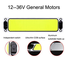 Load image into Gallery viewer, 2PCS Car Cab LED Reading Light COB Truck Interior Light Dome Lamp, Car LED Reading Light