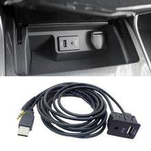 Load image into Gallery viewer, Car Modified AUX+USB Socket Audio Modification Accessories 3.5mm USB Extension Line, AUX+USB