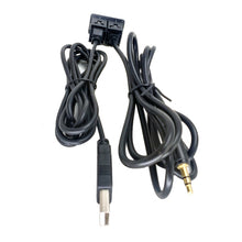 Load image into Gallery viewer, Car Modified AUX+USB Socket Audio Modification Accessories 3.5mm USB Extension Line, AUX+USB