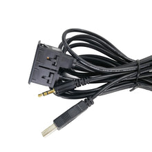Load image into Gallery viewer, Car Modified AUX+USB Socket Audio Modification Accessories 3.5mm USB Extension Line, AUX+USB