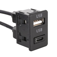 Load image into Gallery viewer, Car Universal Modification Type-C+USB Interface Charging Use Seat, Type-C+USB