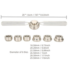 Load image into Gallery viewer, Watch Case Opener Tool Adjustable Watch Back Cover Remover Open Wrench, 65mm 2 Claws, Gear Rear Cover, Round Teeth, Square Teeth