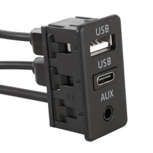 Load image into Gallery viewer, Car Universal Modification USB +Type-C+AUX Interface Charging Seat, USB+Type-C+AUX