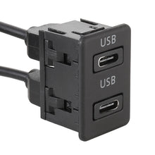 Load image into Gallery viewer, Car Universal Modification Dual Type-C Interface, Type-C+Type-C