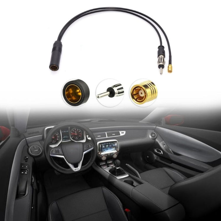 30cm Car Universal DAB+FM Antenna Adapter Cable, DAB+FM Antenna Adapter Cable