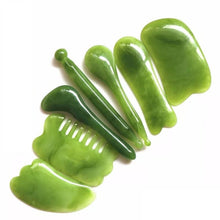 Load image into Gallery viewer, 7PCS/Set Facial Tendon Stick Facial Scraping Board Meridian Acupuncture Pen, Green, Pink, Amber