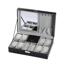 Load image into Gallery viewer, 8-Bit Watch Display Storage Box Necklace Ring Jewelry Box With Mirror, 8-Bit Watch Display Box