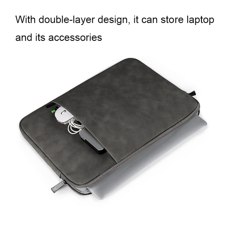 ND01DZ Double Layer Waterproof Laptop Liner Bag, 13.3 inches, 14.1-15.4 inches