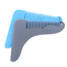 Load image into Gallery viewer, 5PCS Beard -Shaped Template Comb Beard Shaped Comb Color Random Delivery, Style:, L Shape, Z Shape