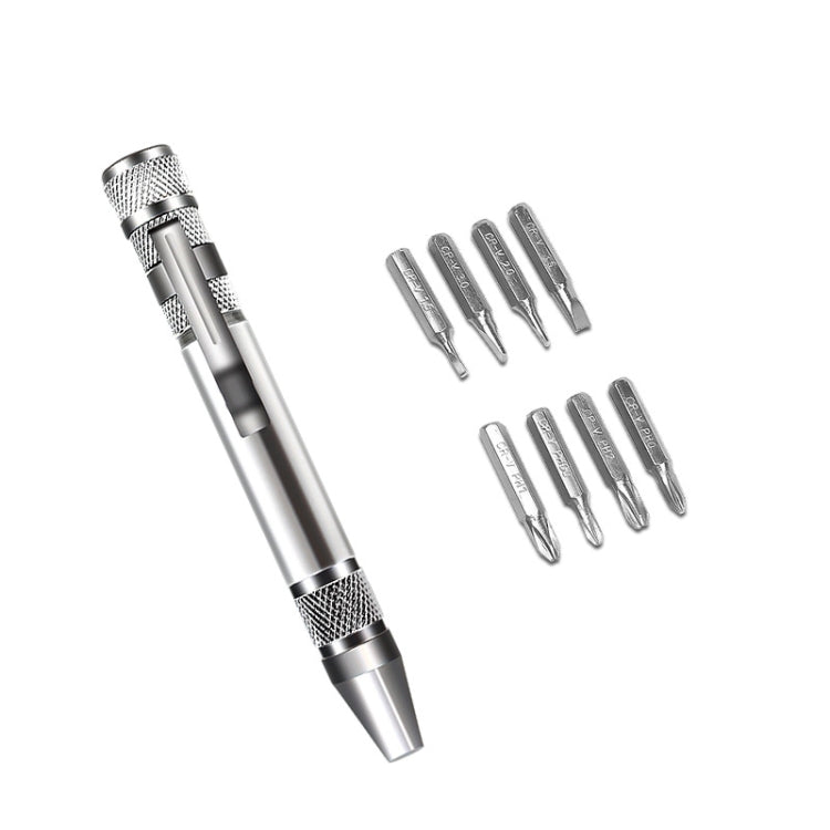 8 In 1 Screwdriver Aluminum Alloy Combination Disassembly Pen Repair Screwdriver, 8 In 1 Blue, 8 In 1 Red, 8 In 1 Black, 8 In 1 Silver