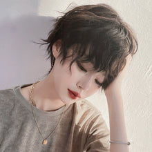 Load image into Gallery viewer, Women Tinfoil Permed Natural Fluffy Full Head Cover Wig