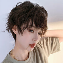 Load image into Gallery viewer, Women Tinfoil Permed Natural Fluffy Full Head Cover Wig