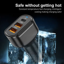 Load image into Gallery viewer, PD+2.4A Dual USB Car Charger, Style: 3 Ports (Black), 2 Ports (Black), 2 Ports (White), 3 Ports (Black), 3 Ports (White)