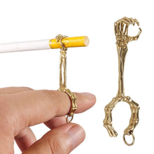 Load image into Gallery viewer, Skull Hand Game Cigarette Clip Electroplating Ring, Gold Plating, Silver Plating