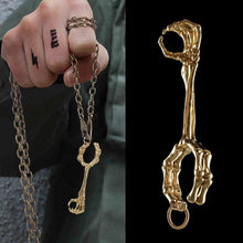 Load image into Gallery viewer, Skull Hand Game Cigarette Clip Electroplating Ring, Gold Plating, Silver Plating