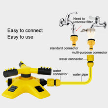 Load image into Gallery viewer, 360 Degrees Rotating Watering Device, Style:, Sprinkler, With Pacifier Connector, With 4-point Connector, With 6-point Connector, With 1 inch Connector, With 2 PCS 4-point Connector and Pacifier, With 2 PCS 6-point Connector and Pacifier               ...