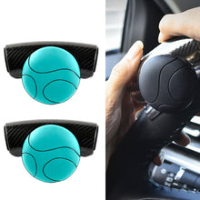 Load image into Gallery viewer, 2PCS Automotive Silicone Bearing Steering Wheel Booster, Black, Blue