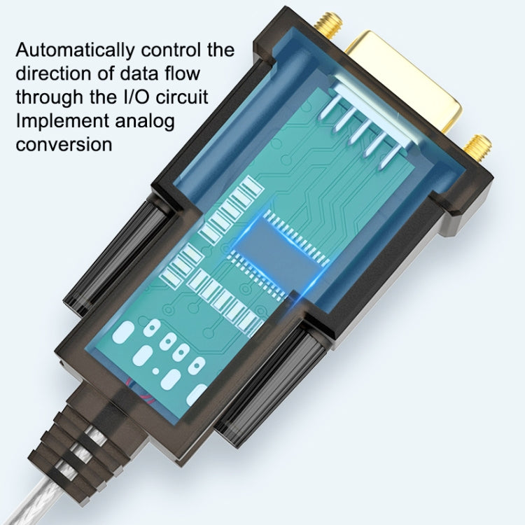 DTECH DT-5002A 1.8m USB To RS232 Serial Line DB9 Needle COM Port, 1.8m