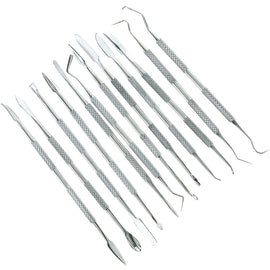 12 In 1 Stainless Steel Wax Carving Knife Dental Tool Set Clay Modeling Tool, 12 In 1 Knife