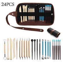 Load image into Gallery viewer, Pottery Tool Set Pottery Clay Stone Carving Knife DIY Clay Combination Tool, 22 In 1, 24 In 1, 27 In 1, 32 In 1