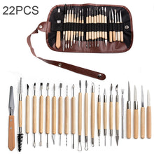 Load image into Gallery viewer, Pottery Tool Set Pottery Clay Stone Carving Knife DIY Clay Combination Tool, 22 In 1, 24 In 1, 27 In 1, 32 In 1