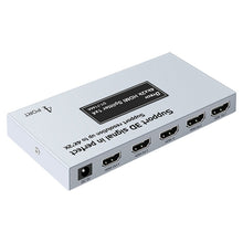 Load image into Gallery viewer, DTECH DT-7144A HDMI 2.0 1 In 4 Out 4K X 2K HD Video Splitter, CN Plug, DT-7144A
