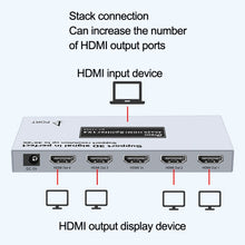 Load image into Gallery viewer, DTECH DT-7144A HDMI 2.0 1 In 4 Out 4K X 2K HD Video Splitter, CN Plug, DT-7144A
