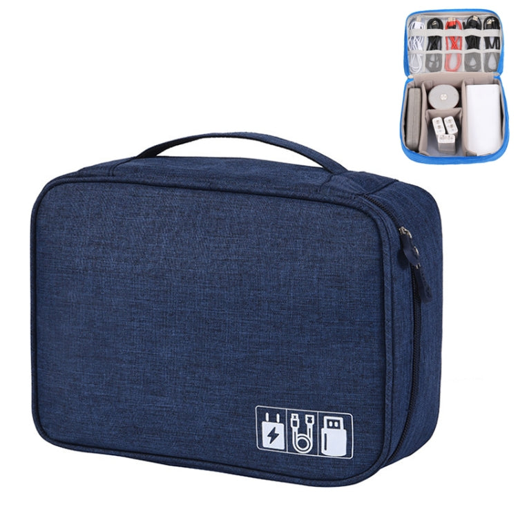Multifunctional Cationic Digital U Disk Data Cable Storage Bag, a15 Navy, a15 Blue, a15 Purple, a15 Black, a15 Grey, a15 Wine Red