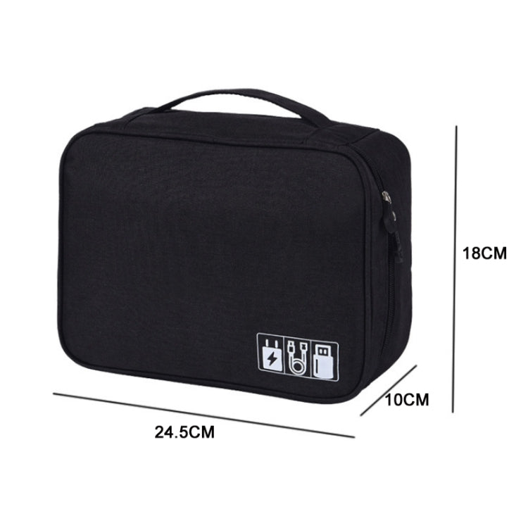 Multifunctional Cationic Digital U Disk Data Cable Storage Bag, a15 Navy, a15 Blue, a15 Purple, a15 Black, a15 Grey, a15 Wine Red