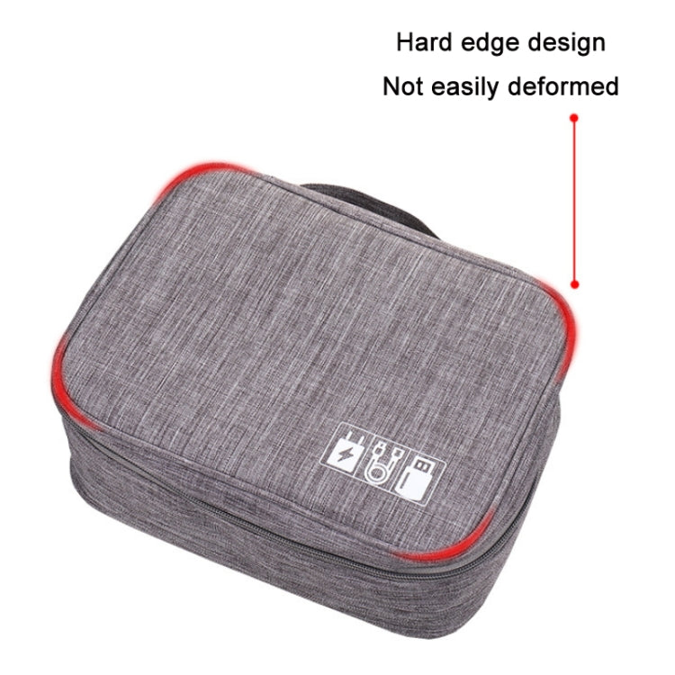Multifunctional Cationic Digital U Disk Data Cable Storage Bag, a15 Navy, a15 Blue, a15 Purple, a15 Black, a15 Grey, a15 Wine Red