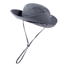 Load image into Gallery viewer, Versatile Breathable Sunscreen Drawstring Fisherman Hat, Khaki, Black, Grey, Coffee, Dark Blue, Army Green