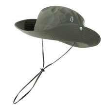 Load image into Gallery viewer, Versatile Breathable Sunscreen Drawstring Fisherman Hat, Khaki, Black, Grey, Coffee, Dark Blue, Army Green