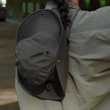 Load image into Gallery viewer, Versatile Breathable Sunscreen Drawstring Fisherman Hat, Khaki, Black, Grey, Coffee, Dark Blue, Army Green